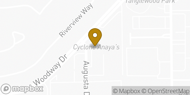 Map showing the location of Starbucks in Houston, TX 77057