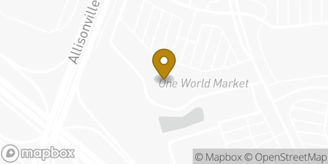 Map showing the location of REI in Indianapolis, IN 46250