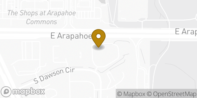 Map showing the location of Enterprise Rent-A-Car in Centennial, CO 80112