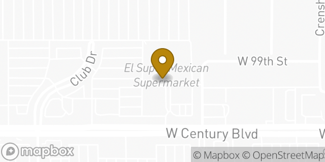 Map showing the location of Coinme at Coinstar - Bitcoin Kiosk in Inglewood, CA 90305
