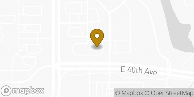Map showing the location of Subway in Denver, CO 80239