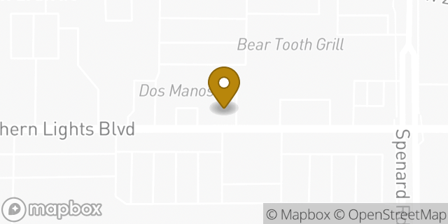 Map showing the location of Subway in Anchorage, AK 99503