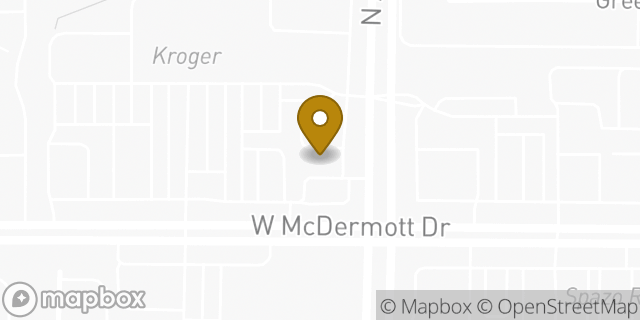 Map showing the location of 7-Eleven in Allen, TX 75013