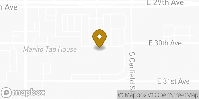 Map showing the location of Coinme in Spokane, WA 99203