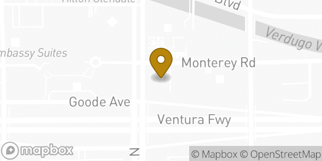 Map showing the location of Citibank in Glendale, CA 91203
