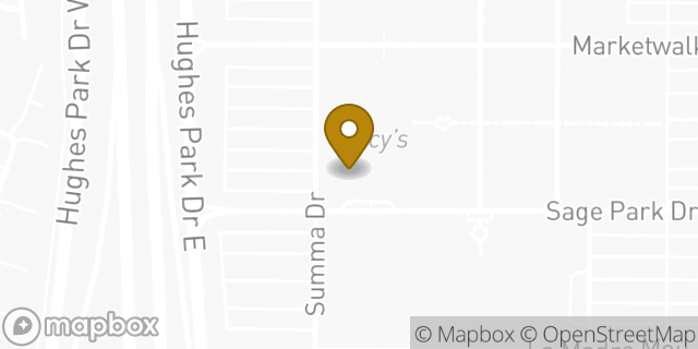 Map showing the location of Starbucks Coffee Company in Las Vegas, NV 89135