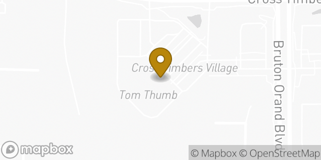 Map showing the location of Starbucks in Flower Mound, TX 75028