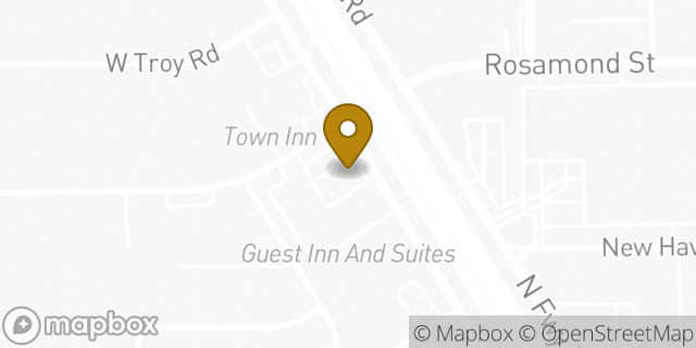 Map showing the location of McDonald's in Houston, TX 77076