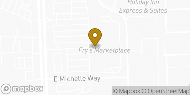 Map showing the location of ATM Fry's in Gilbert, AZ 85234