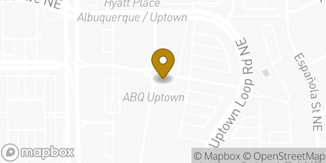 Map showing the location of Banana Republic in Albuquerque, NM 87110