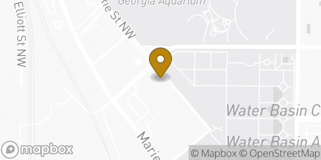 Map showing the location of Subway in Atlanta, GA 30313