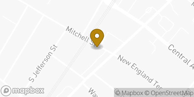 Map showing the location of Amazon Locker - Ruffle in Orange, NJ 07050
