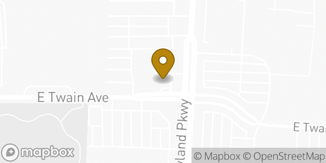 Map showing the location of 7-Eleven in Las Vegas, NV 89169