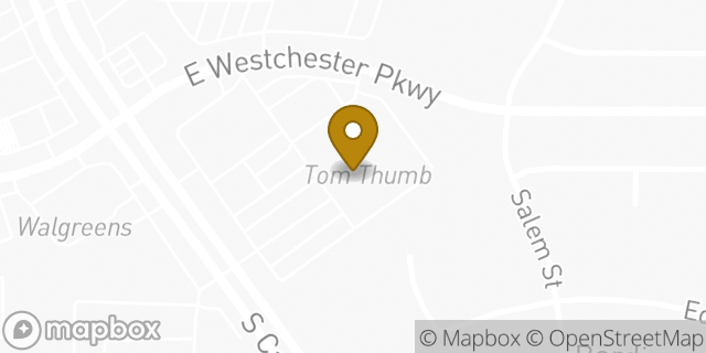 Map showing the location of Tom Thumb in Grand Prairie, TX 75052