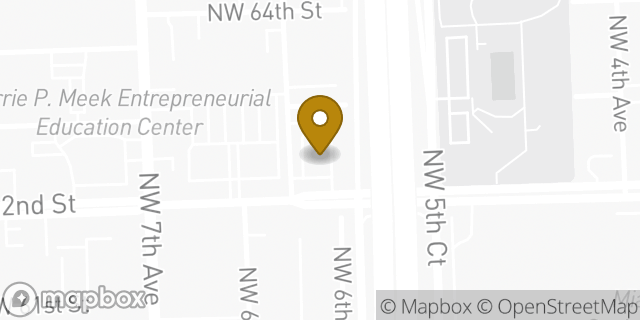 Map showing the location of McDonald's in Miami, FL 33150
