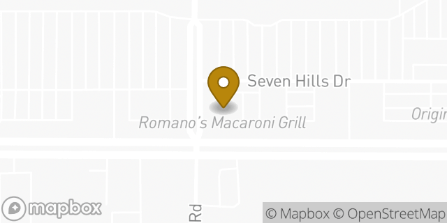 Map showing the location of LongHorn Steakhouse in Bakersfield, CA 93312