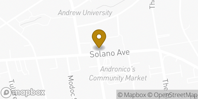 Map showing the location of Peet's Coffee in Berkeley, CA 94707