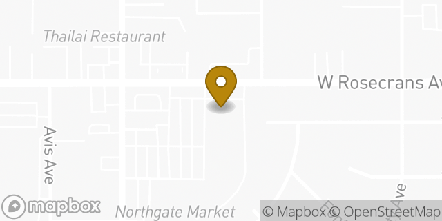 Map showing the location of CVS Pharmacy in Hawthorne, CA 90250