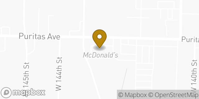 Map showing the location of McDonald's in Cleveland, OH 44135