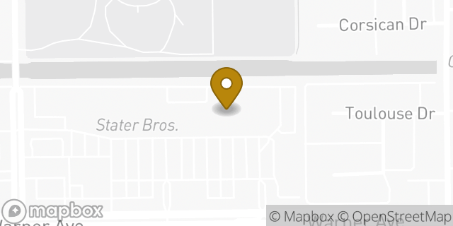 Map showing the location of CVS Pharmacy in Huntington Beach, CA 92647