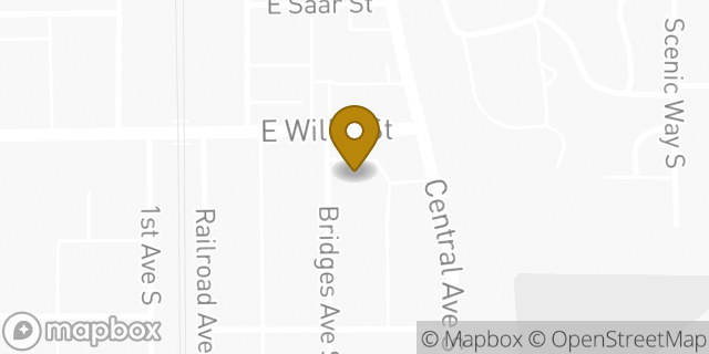 Map showing the location of Amazon Locker - Osiris in Kent, WA 98032