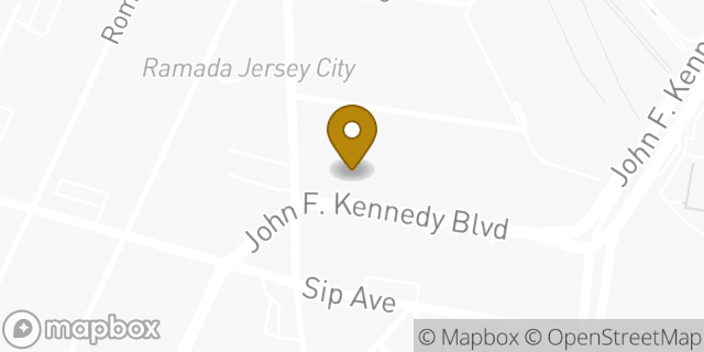 Map showing the location of Buffalo Wild Wings in Jersey City, NJ 07306