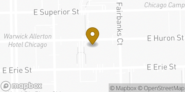Map showing the location of Panera Bread in Chicago, IL 60611