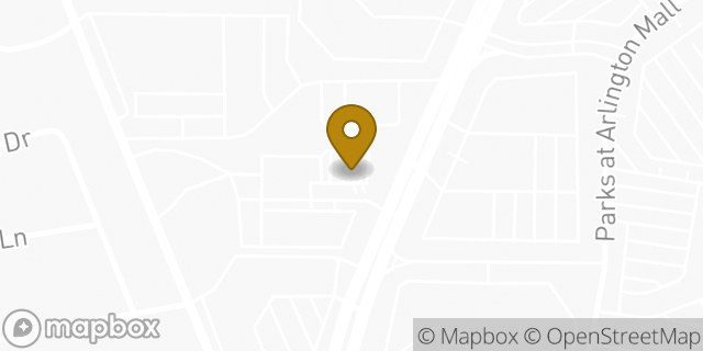 Map showing the location of Panera Bread in Arlington, TX 76015