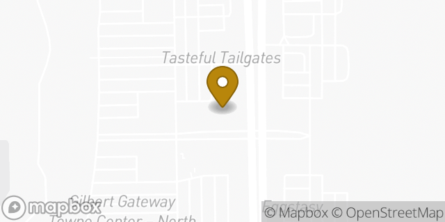 Map showing the location of Starbucks Gilbert Gateway in Mesa, AZ 85212