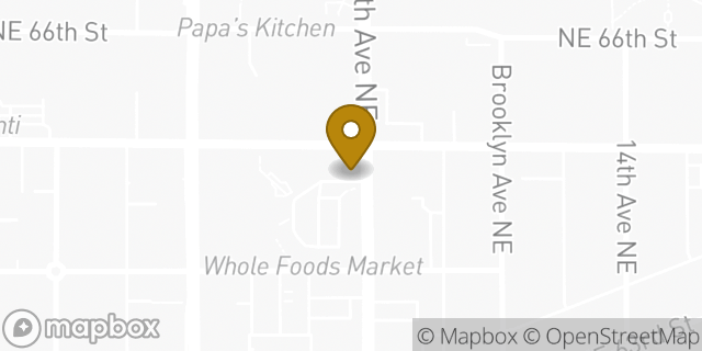Map showing the location of The UPS Store in Seattle, WA 98115