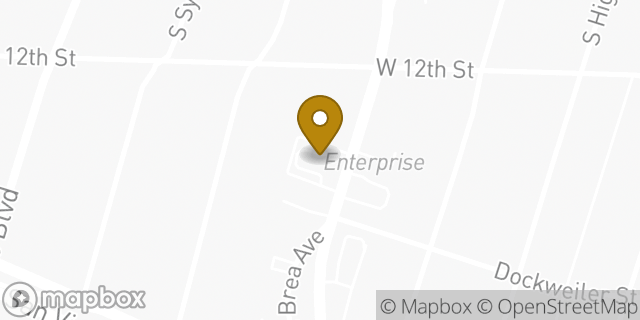 Map showing the location of McDonald's in Los Angeles, CA 90019