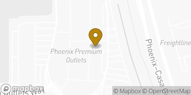 Map showing the location of Banana Republic in Chandler, AZ 85226