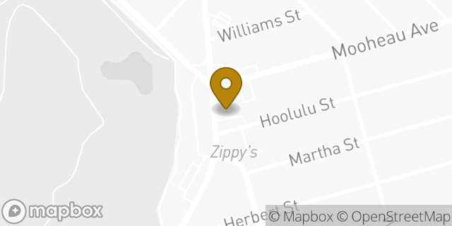 Map showing the location of Papa Johns Pizza in Honolulu, HI 96815