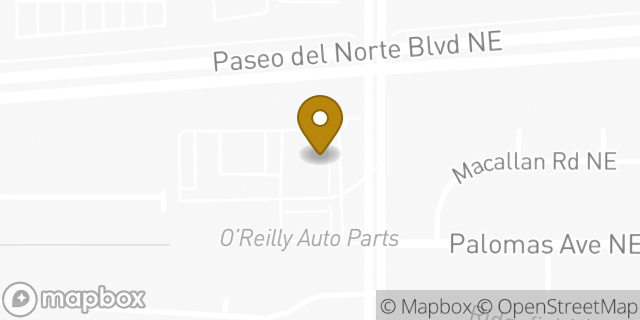 Map showing the location of ATM Walgreens in Albuquerque, NM 87109