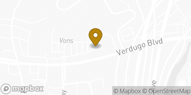 Map showing the location of The UPS Store in Montrose, CA 91020
