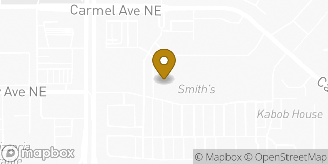 Map showing the location of The UPS Store in Albuquerque, NM 87113