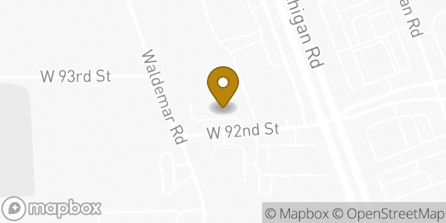 Map showing the location of La Quinta Inn in Indianapolis, IN 46268