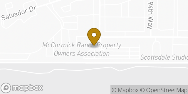 Map showing the location of CubeSmart Self Storage in Scottsdale, AZ 85258