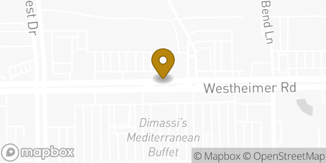 Map showing the location of LensCrafters in Houston, TX 77042