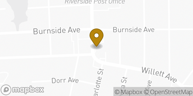 Map showing the location of CVS Pharmacy in Riverside, RI 02915