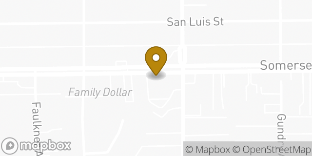 Map showing the location of Ministerio LA in Paramount, CA 90723
