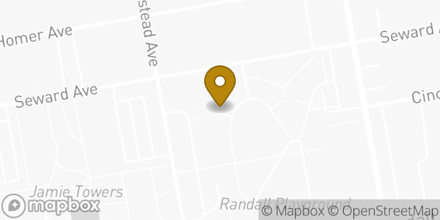 Map showing the location of Amazon Locker - Vickers in Bronx, NY 10473