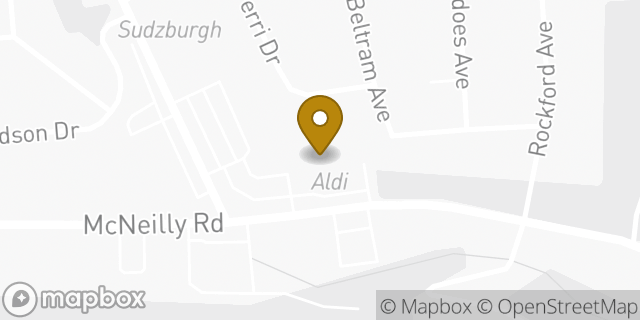 Map showing the location of Aldi in Pittsburgh, PA 15226
