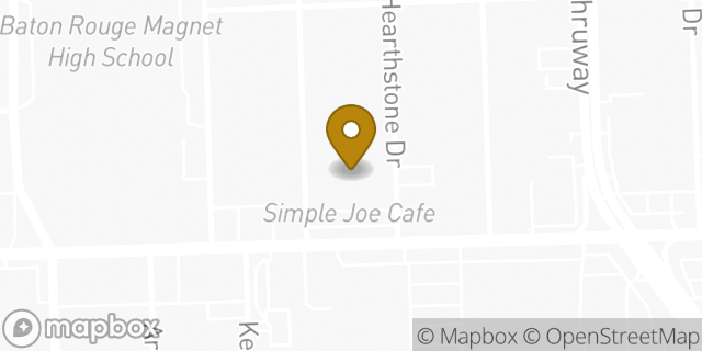 Map showing the location of Red Stick CrossFit in Baton Rouge, LA