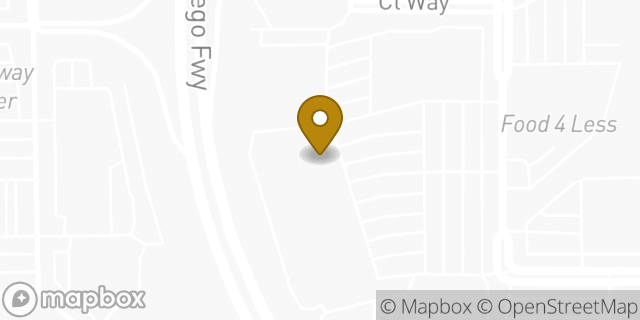 Map showing the location of Penske Truck Rental in Hawthorne, CA 90250