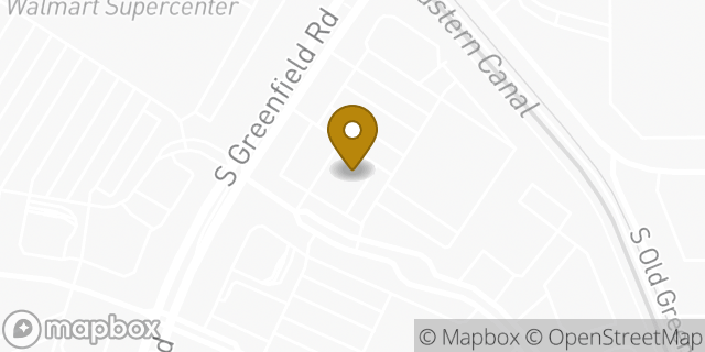 Map showing the location of Amazon Locker - Paradox in Mesa, AZ 85206