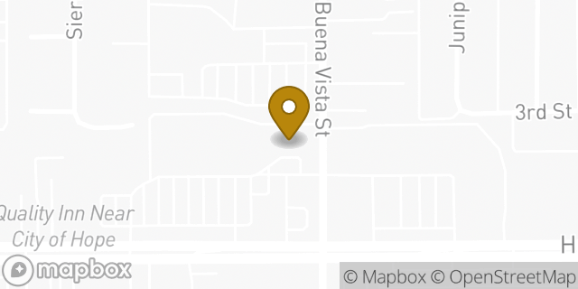 Map showing the location of Subway in Duarte, CA 91010