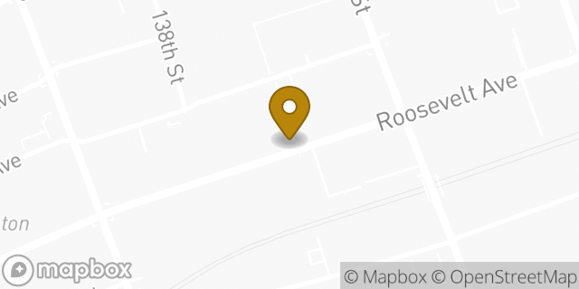 Map showing the location of Chipotle Mexican Grill in Flushing, NY 11354