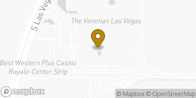 Map showing the location of Banana Republic in Las Vegas, NV 89109