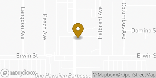 Map showing the location of Enterprise in Van Nuys, CA 91411